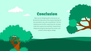 Free Cartoon PowerPoint Template Conclusion