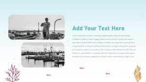 Aqua Farm PowerPoint Theme text