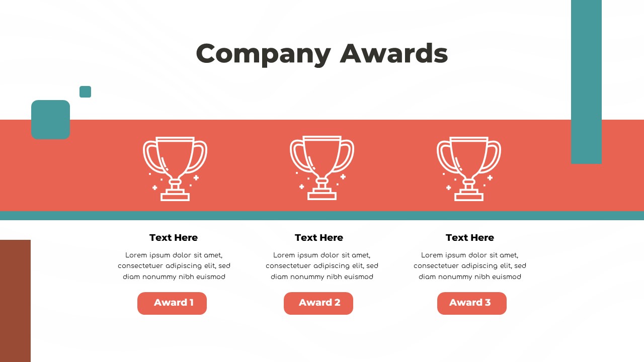 Consulting Pitch Deck PowerPoint Template awards