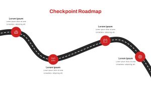 Free Logistics Presentation Template roadmap