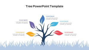 Free Tree Infographic PowerPoint Template featured image