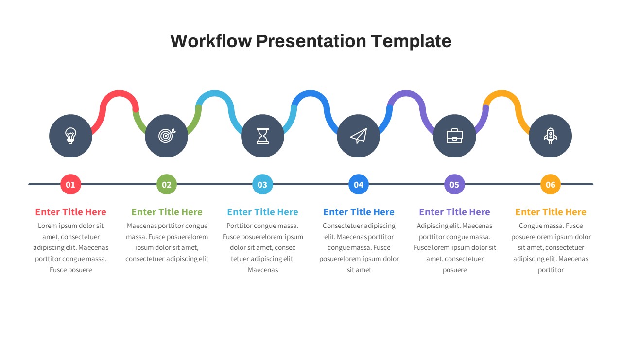 Free Workflow PowerPoint Template featured image