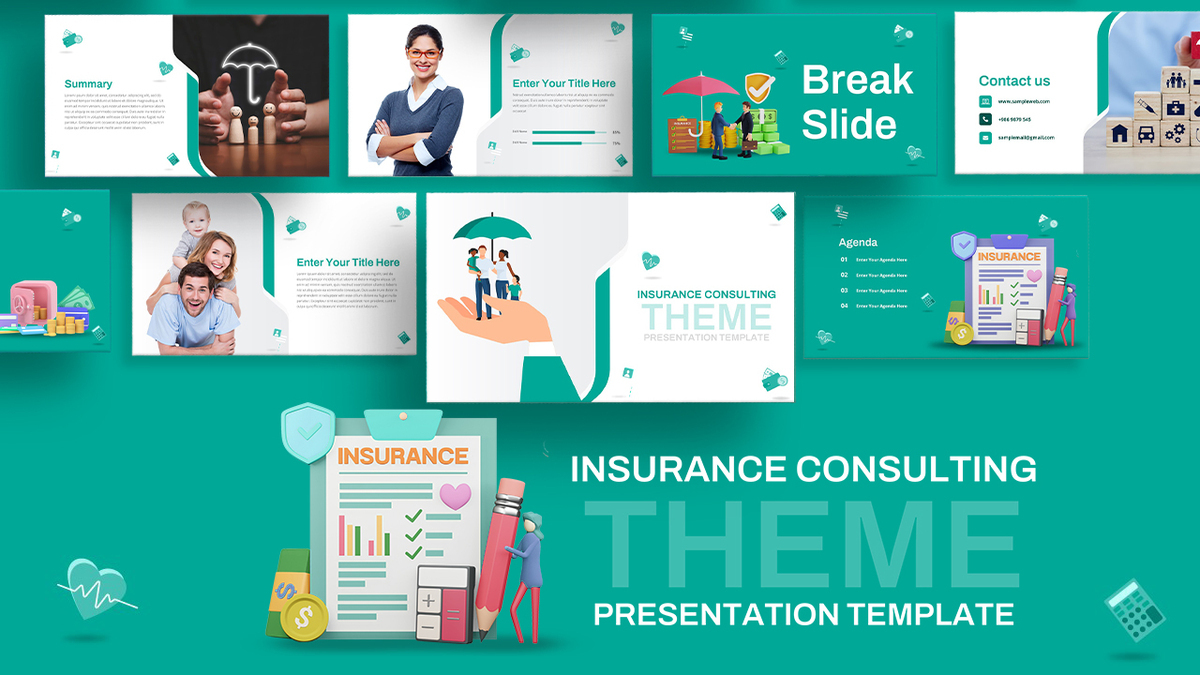 Insurance Consulting PowerPoint Theme featured image