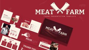 Meat Farm PowerPoint Theme featured image