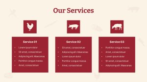 Meat Farm PowerPoint Theme services