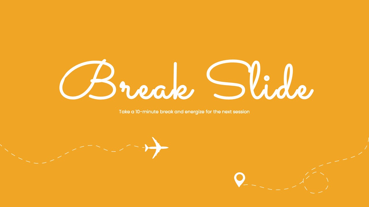 Travel PowerPoint Theme break slide