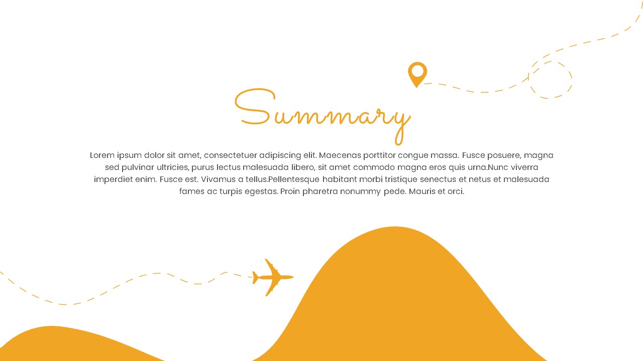 Travel PowerPoint Theme summary