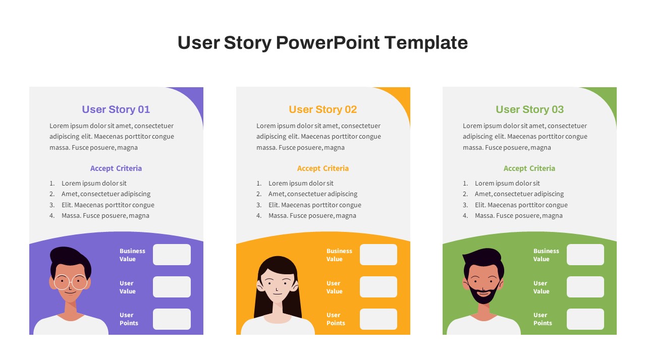 User Story PowerPoint Template Free featured image