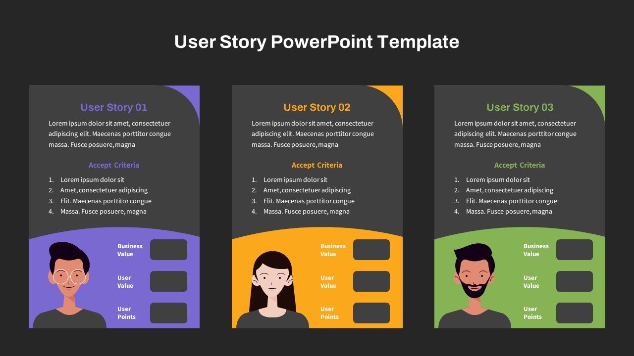 User Story PowerPoint Template Free