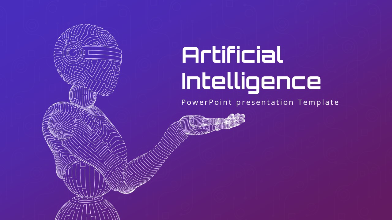 Free AI Artificial Intelligence PPT Template