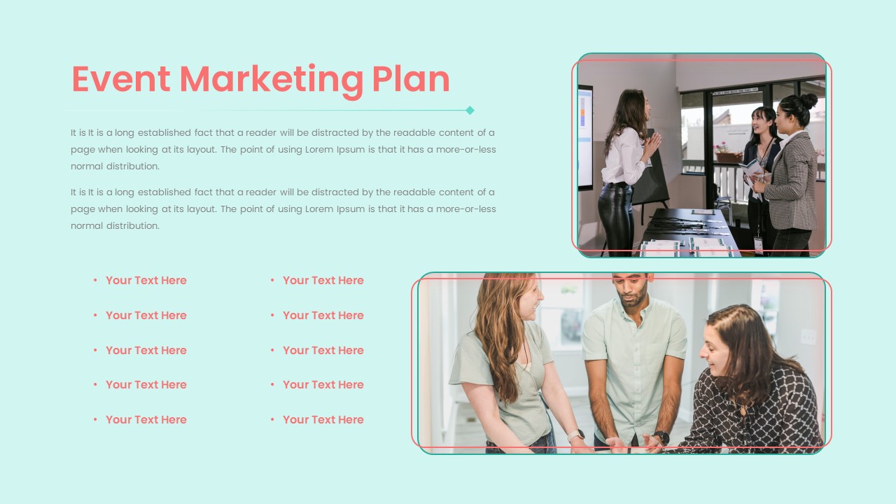 Free Event Planning PowerPoint Template Marketing Plan Slide