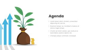 Investment & Finance PowerPoint Theme agenda