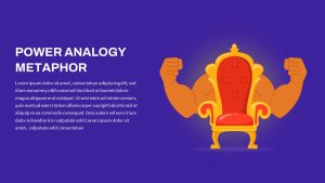 Power Analogy Metaphor PowerPoint Template