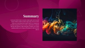 PowerPoint Presentation Abstract Theme summary