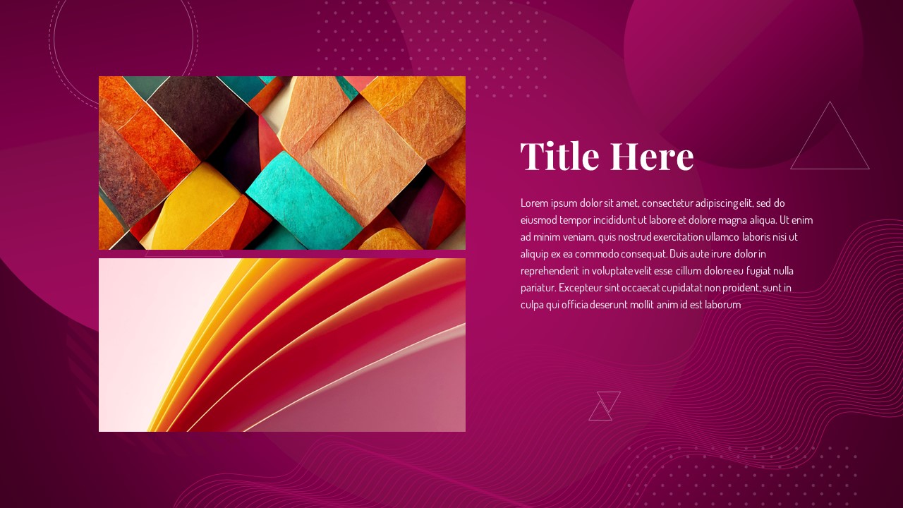 PowerPoint Presentation Abstract Theme title