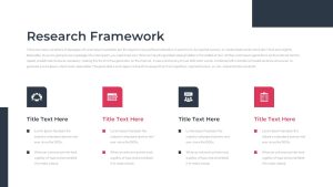 Research Presentation PowerPoint Template Free framework