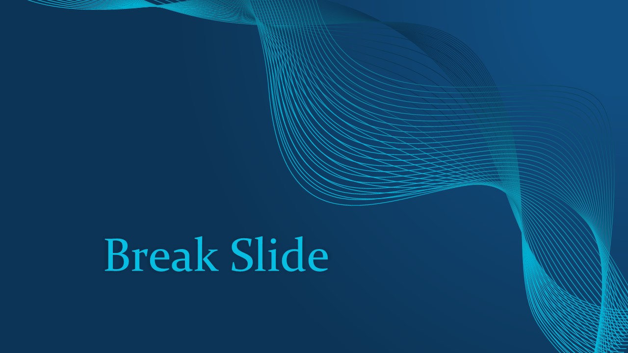 Abstract PPT Theme Break Slide