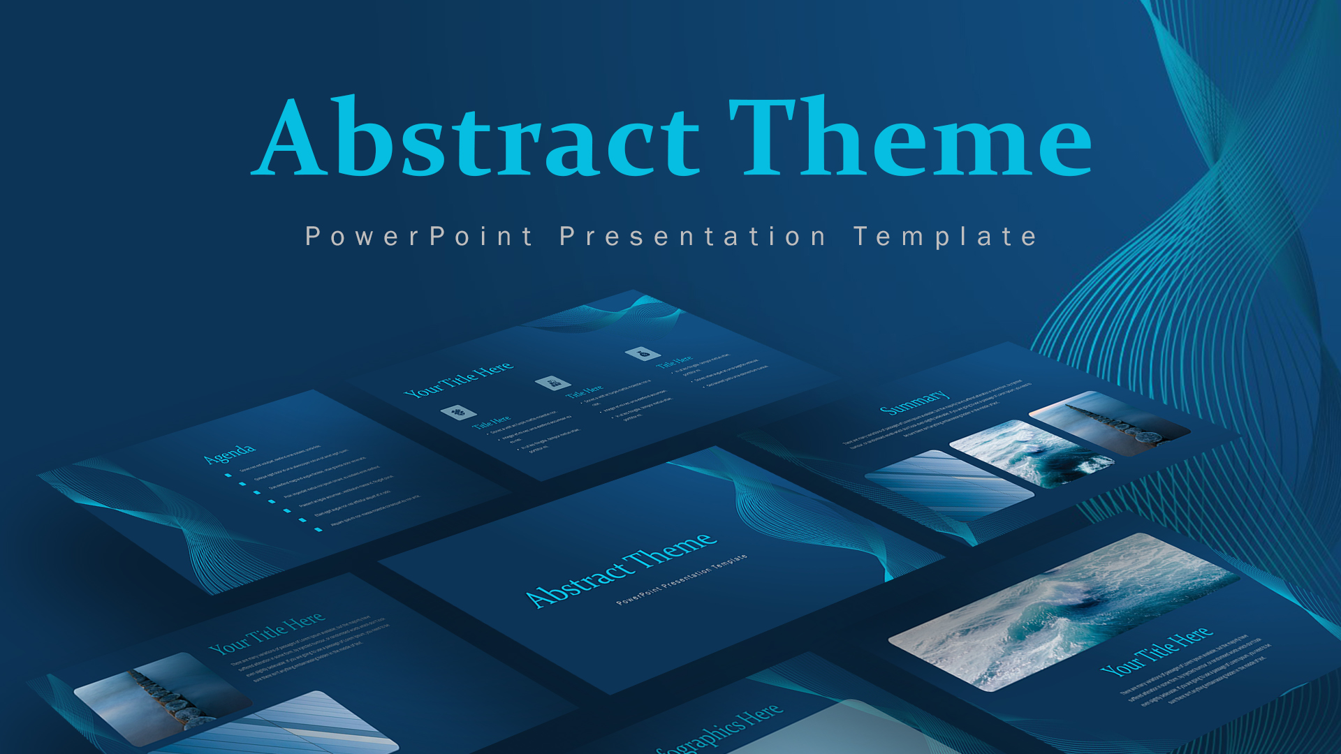 Abstract PPT Theme Featured Image