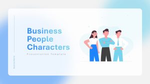 Business People Characters PowerPoint Theme