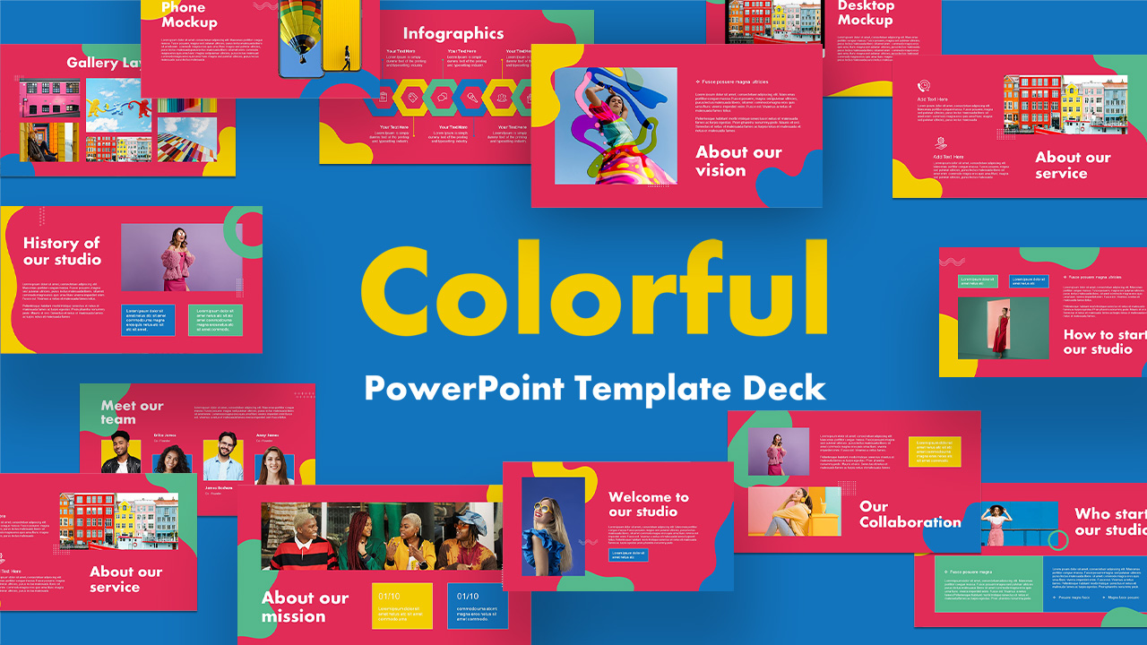 Colorful PowerPoint Deck Template featured image