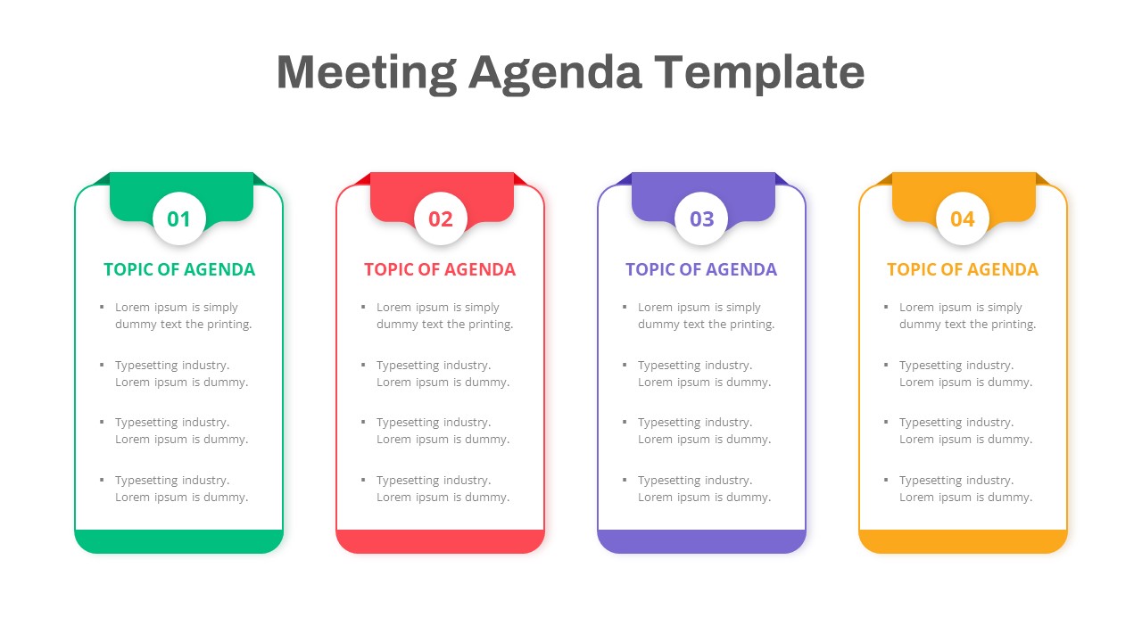 Free Meeting Agenda PPT Templates