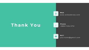 Free Professional Thank You Slide PowerPoint Template