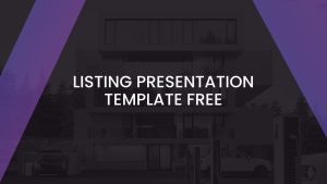 Free Real Estate Listing PPT Template