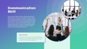 Free Seminar PowerPoint Template communication skill