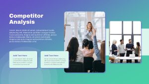 Free Seminar PowerPoint Template competitor analysis