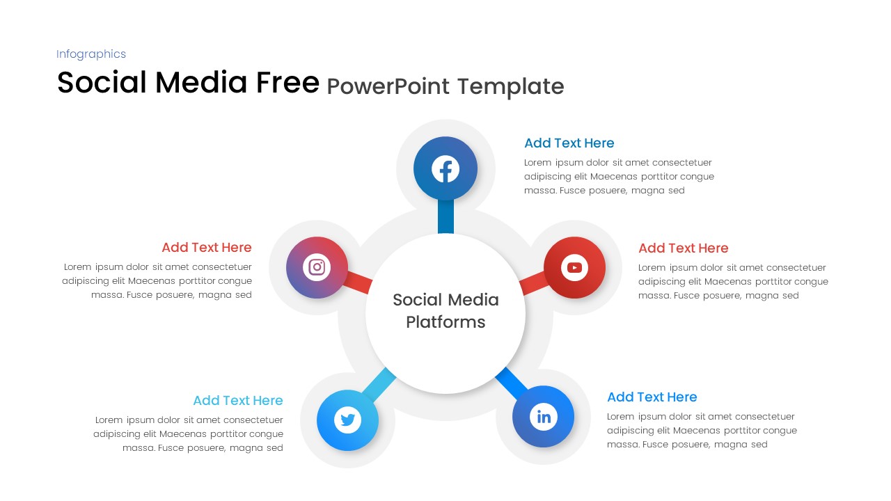 Free Social Media PowerPoint Template