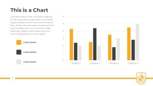 Free University Presentation PowerPoint Template Chart