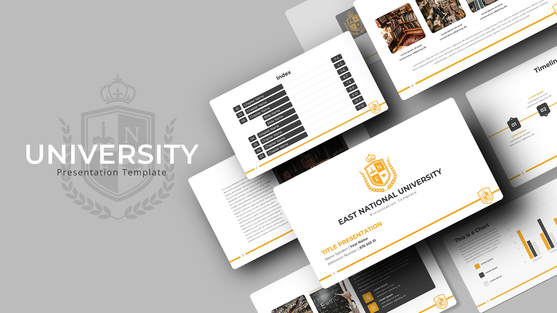 Free University Presentation PowerPoint Template