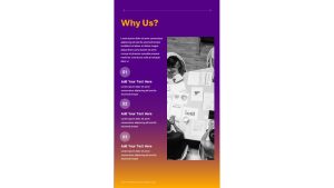 Free Vertical PowerPoint Template Why Us Slide