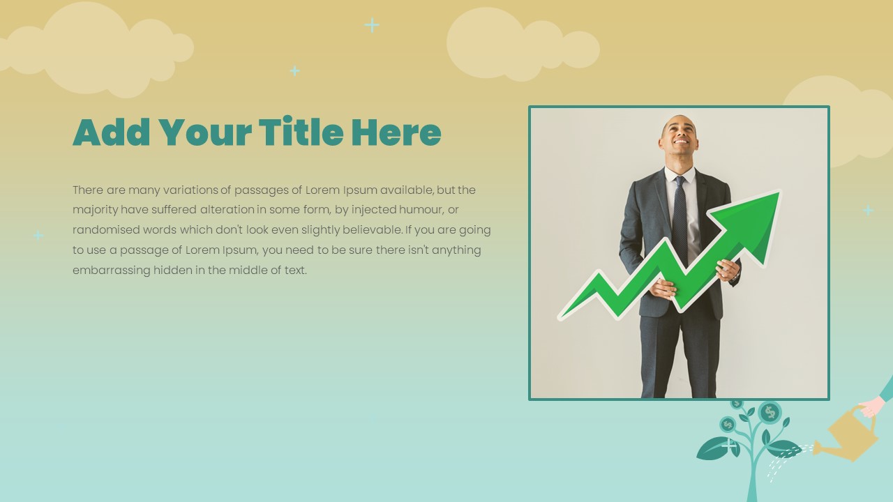 Growth PowerPoint Theme title