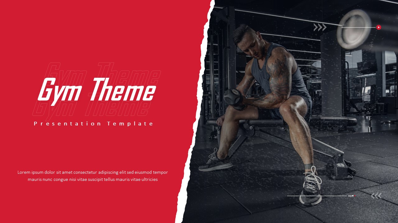 Gym PowerPoint Presentation Theme