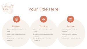 Tax Consulting PowerPoint theme texts