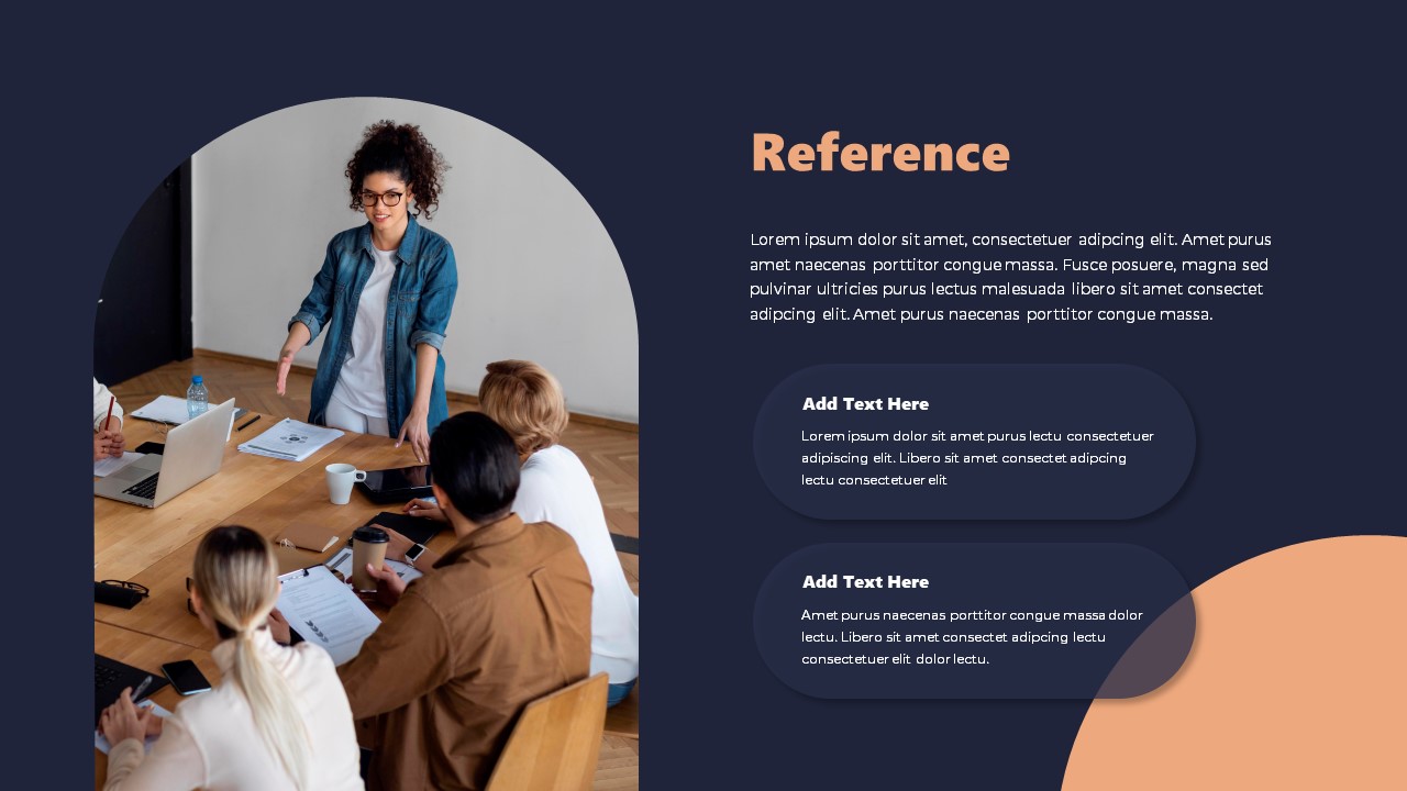 Thesis Presentation PowerPoint Template Free reference