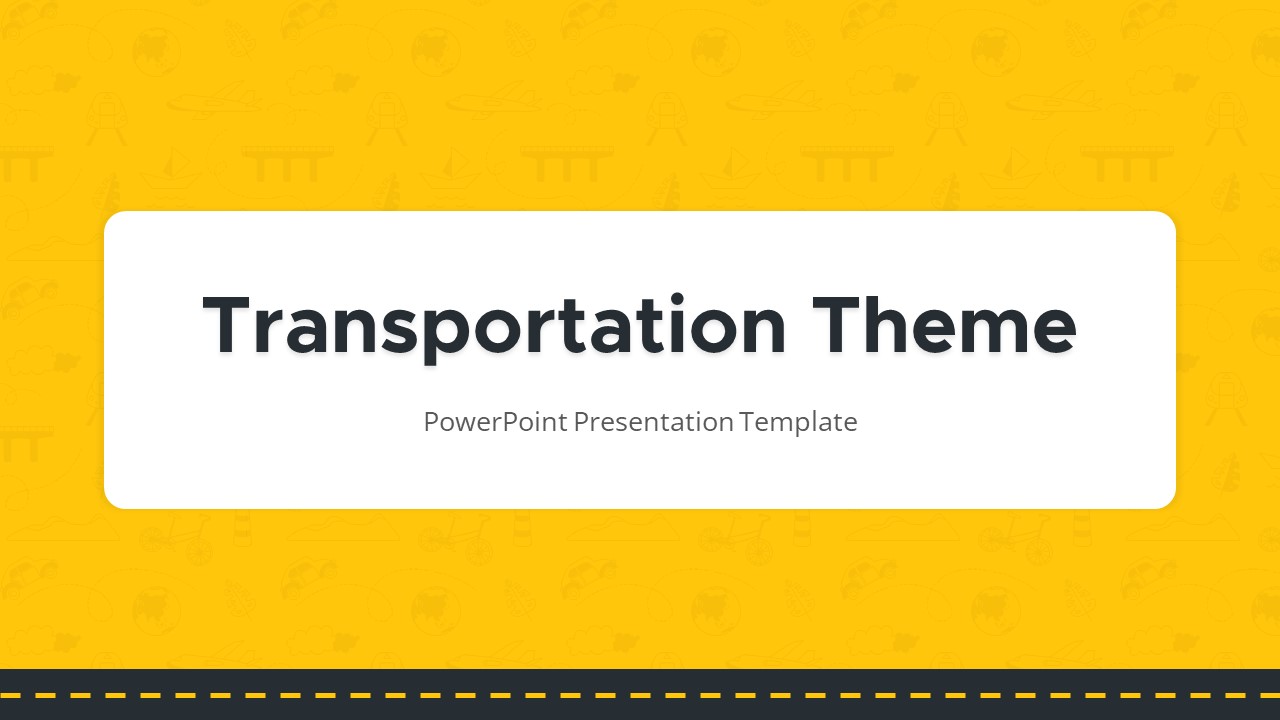 Transportation PowerPoint Theme