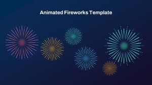 Animated Fireworks PowerPoint Template Free