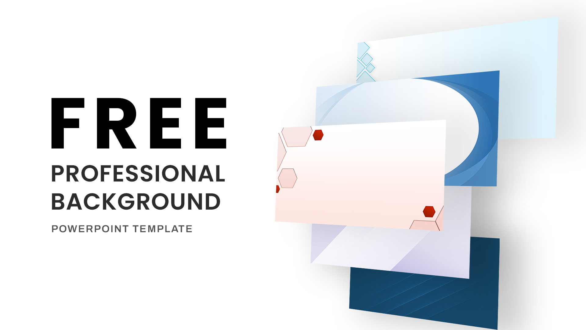 Free Professional Background PowerPoint Template featured image