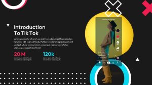 Free Tiktok PowerPoint Template Introduction to TikTok