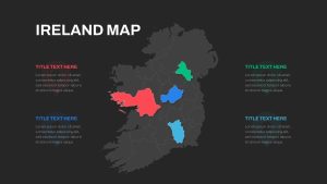 Ireland Map PPT Template Free