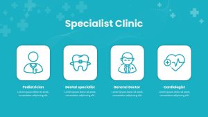 Professional Medical PowerPoint Template Clinic Slide