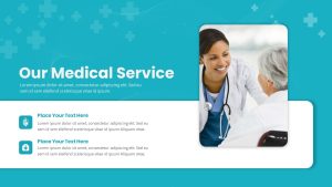 Professional Medical PowerPoint Template Service Slide