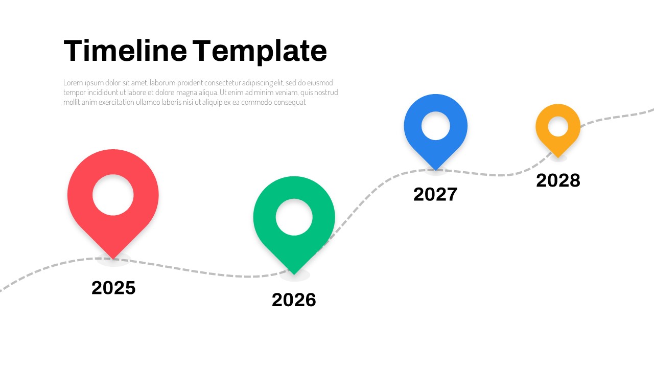 Timeline PowerPoint Template Morph Transition Animation