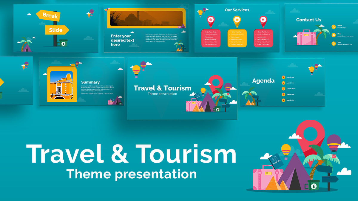 Travel And Tourism PowerPoint Theme