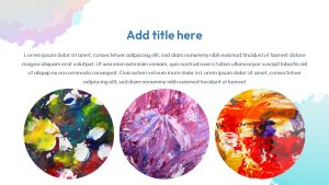 Water color PPT Presentation Theme