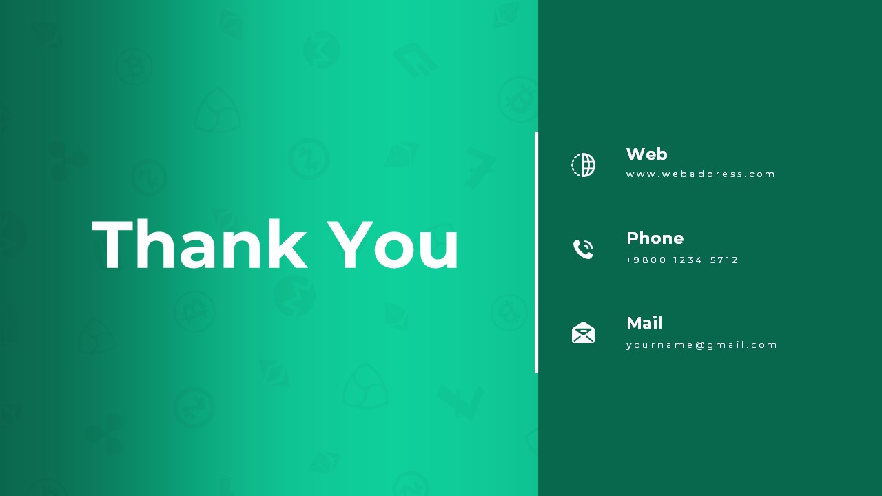 Crypto Currency PowerPoint Theme thank you