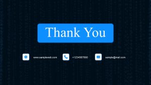 Cyber Security PPT Presentation Theme Thank You