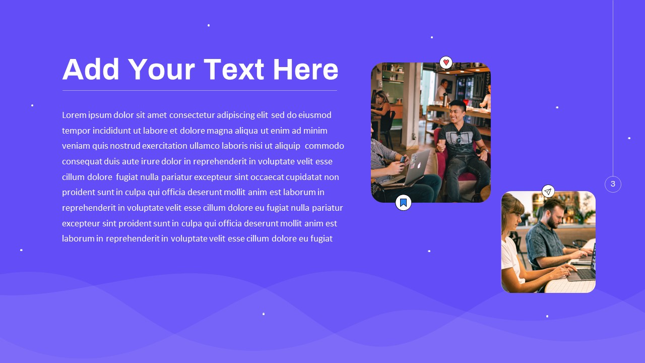 Digital Agency PowerPoint Theme Text Slide